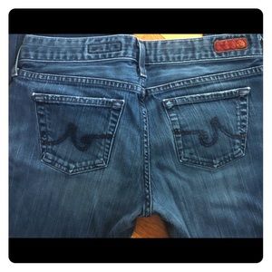 AG Adriano Goldschmied Tomboy Boyfriend Cut Jeans